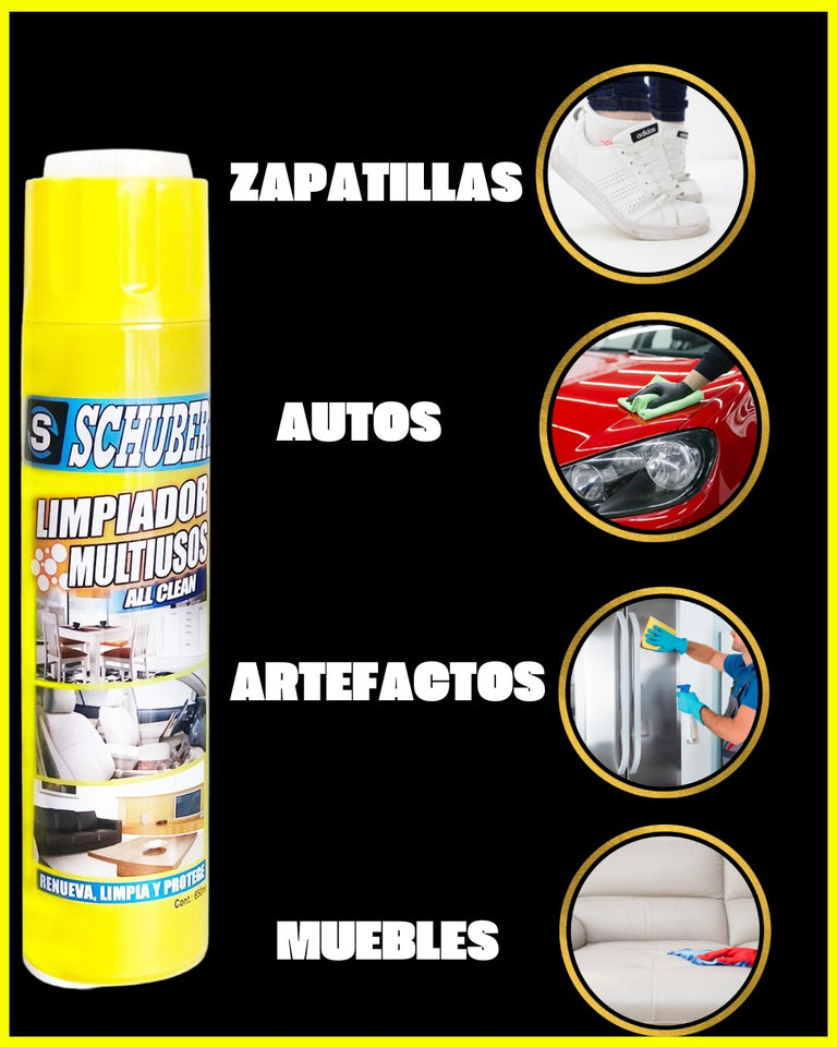 LIMPIADOR DE BAÑO ESPUMA POTENTE - SCHUBERT